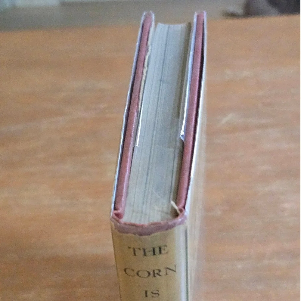 Random House The Corn Is Green Play Emlyn Williams First Printing Hardcover Book